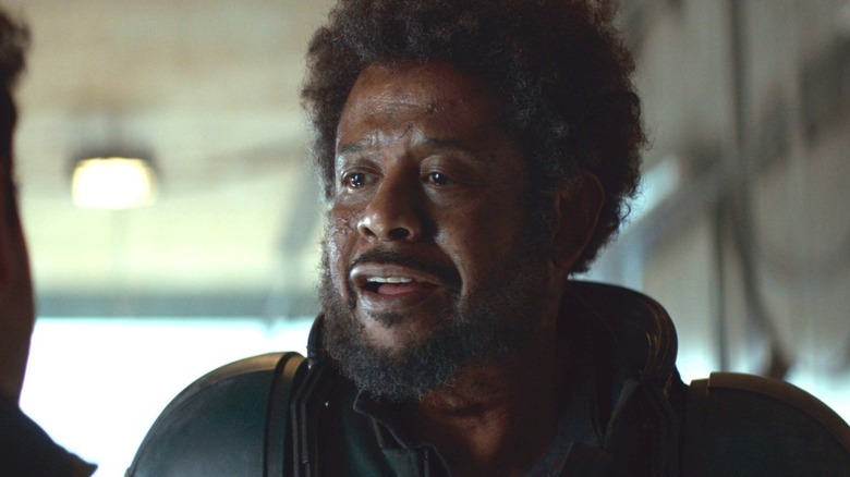 Forest Whittaker as Saw Gerrera speaking on Andor