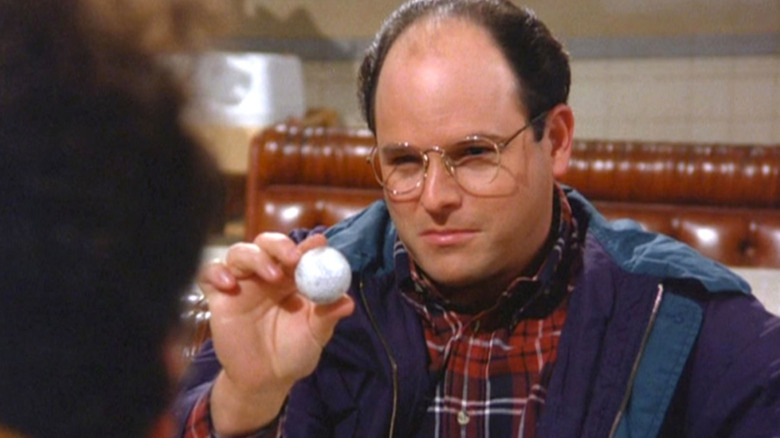 George Costanza in a diner.